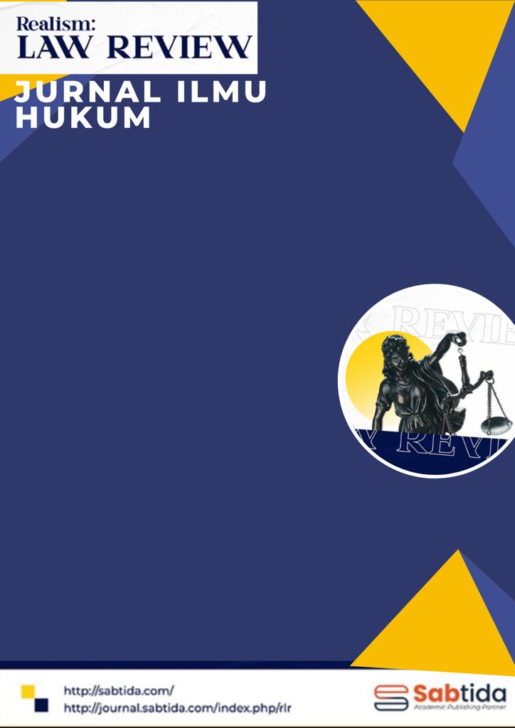 					View Vol. 3 No. 3 (2025): Realism: Law Review
				